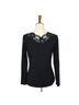 La Perla Solid Black Long Sleeve Top Size M - photo 2