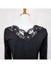 La Perla Solid Black Long Sleeve Top Size M - photo 4