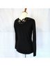 La Perla Solid Black Long Sleeve Top Size M - photo 8