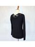 La Perla Solid Black Long Sleeve Top Size M - photo 9