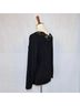 La Perla Solid Black Long Sleeve Top Size M - photo 10