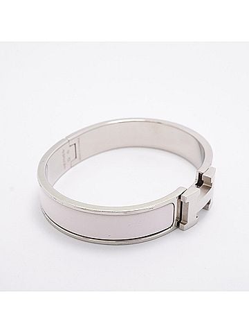 Hermès Hermes Bangle Clic Clac PM Metal Silver Pink Women's P2967581 (view 2)