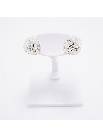 Tiffany & Co. Tiffany & Co. Knot Ball Earrings, Sterling Silver 925, Women's, P2965664 (view 2)