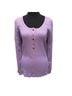 Unknown CC Solid Stripes Purple Pullover Sweater Size XL - photo 1