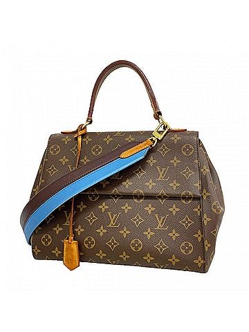 Louis Vuitton Louis Vuitton Monogram Cluny MM Handbag M42735 Brown 2-way bag for women OP007175 (view 1)