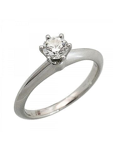 Tiffany & Co. Tiffany & Co. Solitaire Ring, 1PD (One Diamond), Pt950 Platinum, 0.27ct Diamond (Women's) (view 1)