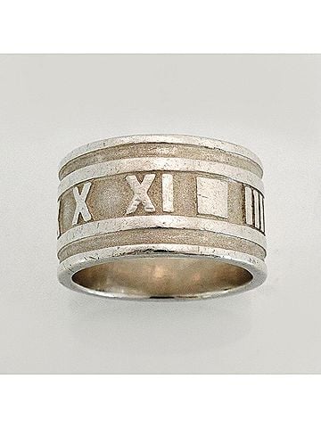 Tiffany & Co. Tiffany & Co. Atlas Wide Sterling Silver 925 Ring, Women's (view 2)