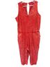 LIVI Active Print Red Jumpsuit Size 4X - photo 1