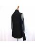 AKRIS 100% Silk Solid Black Long Sleeve Blouse Size 8 - photo 5