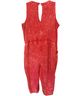 LIVI Active Print Red Jumpsuit Size 4X - photo 2