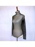 AKRIS Solid Black Bodysuit Size 10 - photo 4