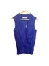 Inclán Studio 100% Linen Solid Blue Sleeveless Blouse Size S - photo 1