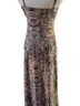 Black Tape_ Paisley Tan Brown Casual Dress Size M - photo 2