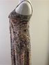 Black Tape_ Paisley Tan Brown Casual Dress Size M - photo 4