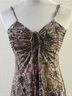 Black Tape_ Paisley Tan Brown Casual Dress Size M - photo 3