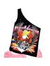 And Cake 100% Cotton Graphic Black Pink Tank Top Size XS - photo 1