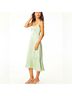 Roller Rabbit 100% Silk Solid Green Cocktail Dress Size L - photo 4