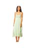 Roller Rabbit 100% Silk Solid Green Cocktail Dress Size L - photo 1