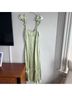 Roller Rabbit 100% Silk Solid Green Cocktail Dress Size L - photo 6