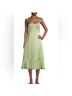 Roller Rabbit 100% Silk Solid Green Cocktail Dress Size L - photo 3