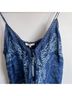 LoveShackFancy 100% Silk Print Blue White Tank Top Size XL - photo 11
