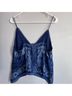 LoveShackFancy 100% Silk Print Blue White Tank Top Size XL - photo 9