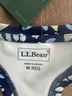 L.L.Bean Floral Blue White Casual Dress Size M - photo 4