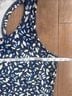 L.L.Bean Floral Blue White Casual Dress Size M - photo 8