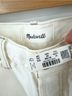 Madewell 100% Cotton White Ivory Jeans Size 28 waist - photo 4