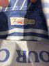 Faherty 100% Rayon Stripes Blue White Casual Dress Size L - photo 3