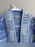 Soft Surroundings Paisley Blue Jacket Size M - photo 5