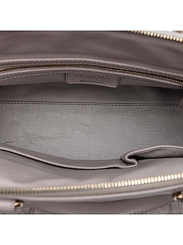 Dior Lambskin Gaufre Cannage Delices Frame Satchel (view 2)
