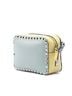 Valentino 100% Leather Multi Color Multicolore Leather Rockstud Camera Bag One size - photo 3