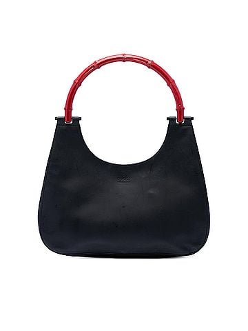 Gucci Calfskin Bamboo Handbag (view 1)