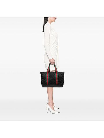 Gucci GG Canvas Web Dog Carrier Bag (view 2)