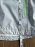 The North Face 100% Polyester 100% Nylon Color Block Gray White Green Raincoat Size S - photo 9