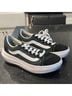 Vans Black White Sneakers Size 7 - photo 4