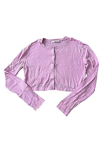 Alo Alo Supernatural Sweater Candy Heart Pink Cardigan (view 1)