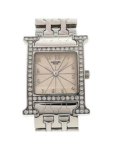 Hermès Hermes H-Watch Diamond HH1.230 Ivory Dial Women's Watch (view 1)