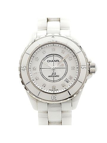 Chanel Chanel J12 Diamond H1629 White Dial Men's Watch (view 1)