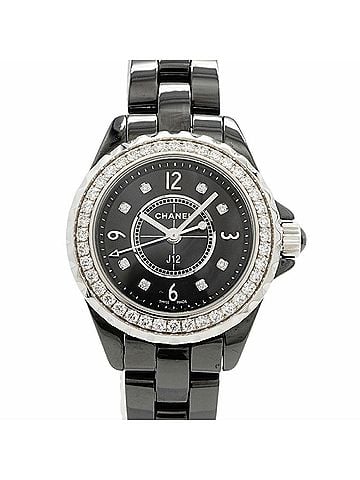 Chanel Chanel J12 Diamond H2571 Black Dial Women's Watch (view 1)
