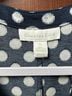 Charter Club Polka Dots Blue White Sleeveless Blouse Size XL - photo 4