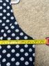 Charter Club Polka Dots Blue White Sleeveless Blouse Size XL - photo 7