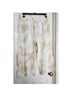 DKNY 100% Linen Print Tan White Casual Pants Size L - photo 4