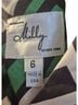 Milly Graphic Green Black White Wool Dress Size 6 - photo 1