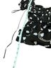 Self-Portrait Floral Black Blue Short Sleeve Top Size 2 - photo 8