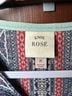 Knox Rose 100% Polyester Floral Paisley Multi Color Short Sleeve Blouse Size M - photo 3