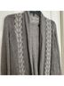 Knitted & Knotted Gray Wool Cardigan Size XS - photo 4