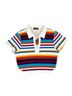 Missoni Multi Color Short Sleeve Button-Down Shirt Size 6 - photo 1