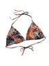Tory Burch Print Orange Blue Swimsuit Top Size L - photo 1